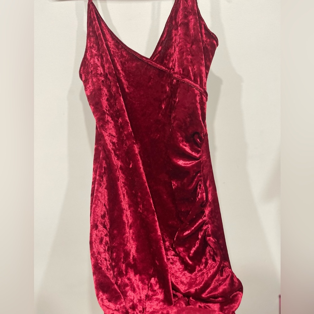 Red Velvet SHEIN dress